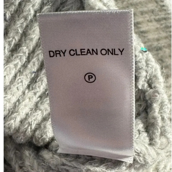 NEW Michael Stars Laurel Sequin Gray Wrap Sweater V-Neck Size‎ Small Petite NWOT - Picture 9 of 9